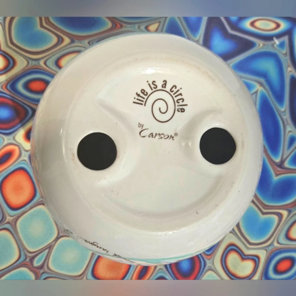 Life is a Circle Tealight Holder With Lid